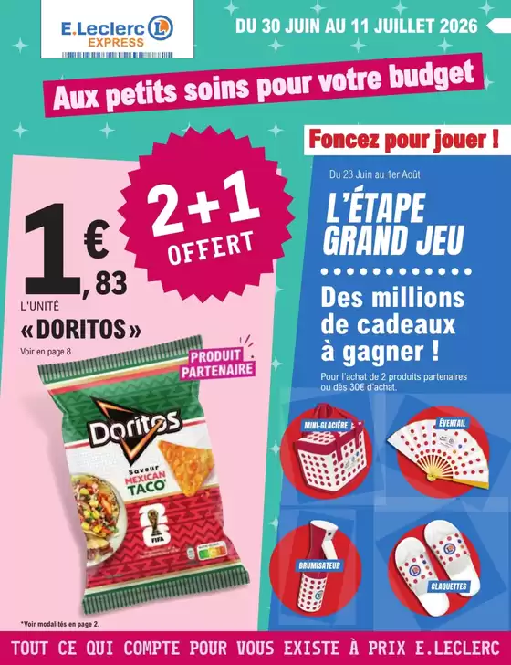 Catalogue E.Leclerc Express | DEPENSER MOINS 15 - EXPRESS | 2026-06-23T00:00:00.000Z - 2026-08-01T00:00:00.000Z