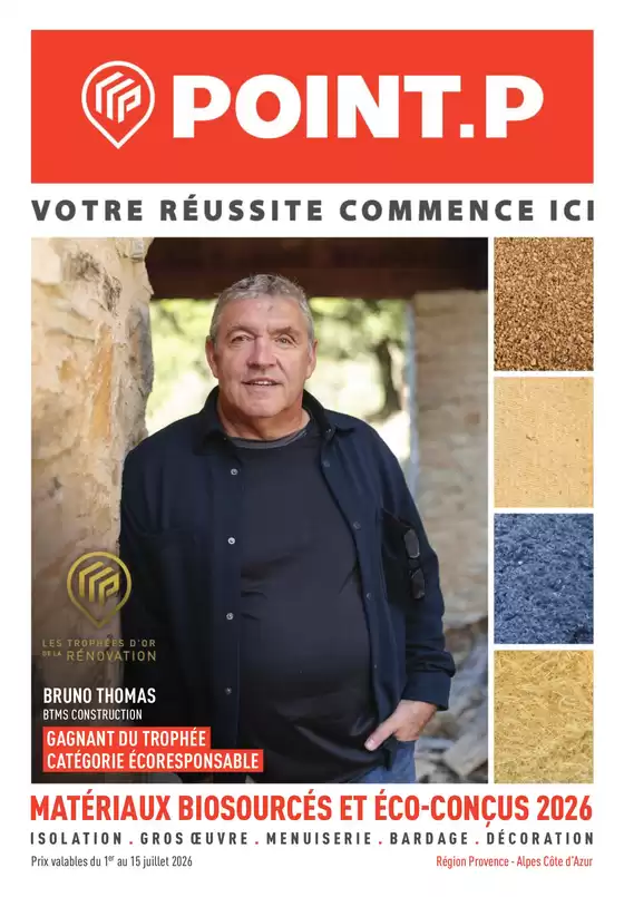 Catalogue Point P | Catalogues biosources - Provence-Alpes-Côte dAzur | 2026-07-01T00:00:00.000Z - 2026-07-15T00:00:00.000Z