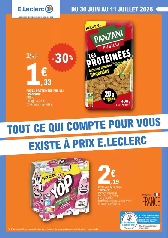 Catalogue E.Leclerc | 40 ANS SCAPALSACE JUIN 4 - PME UNIQUEMENT ECAT | 2026-06-30T00:00:00.000Z - 2026-07-11T00:00:00.000Z