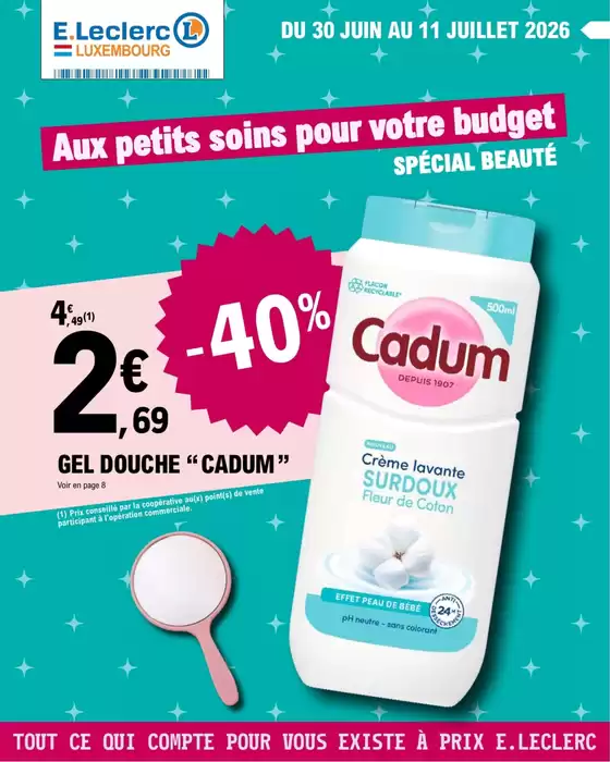 Catalogue E.Leclerc | 26M271C02LU | 2026-06-30T00:00:00.000Z - 2026-07-11T00:00:00.000Z