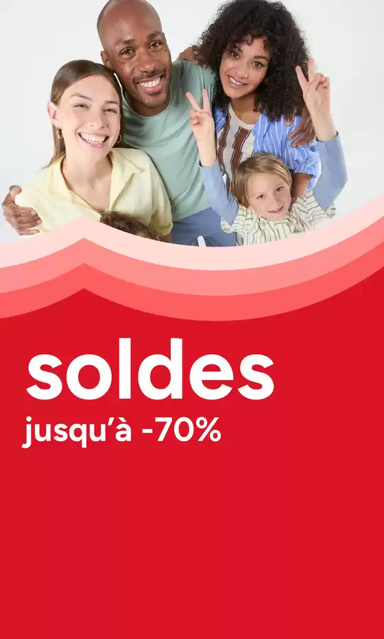 Catalogue Kiabi | Soldes jusqu'à -70% sur articles signalés | 2026-07-01T00:00:00.000Z - 2026-07-21T00:00:00.000Z