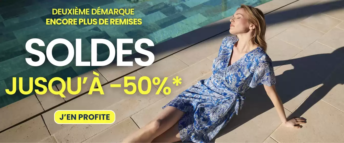Catalogue Jacqueline Riu | SOLDES jusqu'à -50 % | 2026-07-01T00:00:00.000Z - 2026-07-21T00:00:00.000Z