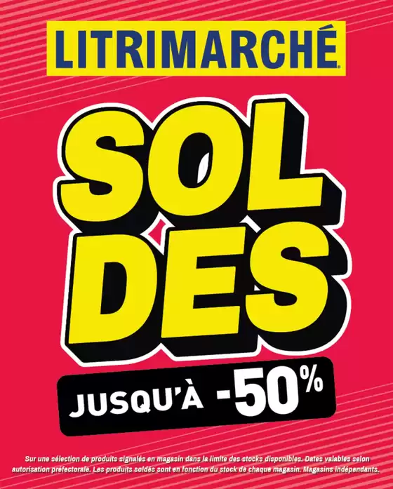 Catalogue Litrimarché | SOLDES jusqu'à -50 % | 2026-07-01T00:00:00.000Z - 2026-07-31T00:00:00.000Z
