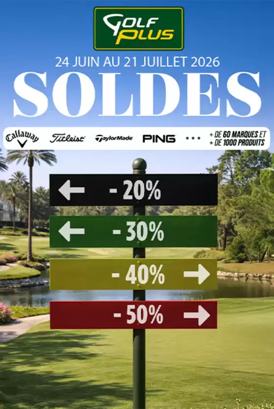 Catalogue Golf Plus à Brueil-en-Vexin | Soldes Golf Plus : nos meilleures offres | 2026-07-01T00:00:00.000Z - 2026-07-28T00:00:00.000Z