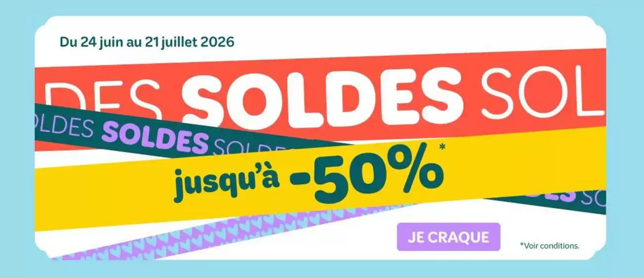 Catalogue Aubert à Courcoué | Soldes | 2026-07-01T00:00:00.000Z - 2026-07-21T00:00:00.000Z