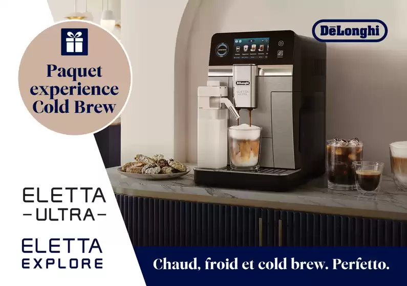 Catalogue Expert | De'Longhi - Paquet experience Cold Brew | 2026-07-02T00:00:00.000Z - 2026-09-30T00:00:00.000Z
