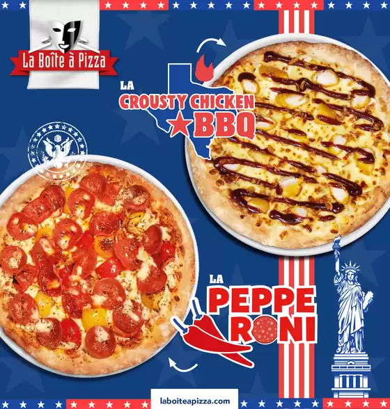 Catalogue La Boîte à Pizza | LA CROUSTY CHICKEN BBQ | 2026-07-02T00:00:00.000Z - 2026-09-28T00:00:00.000Z