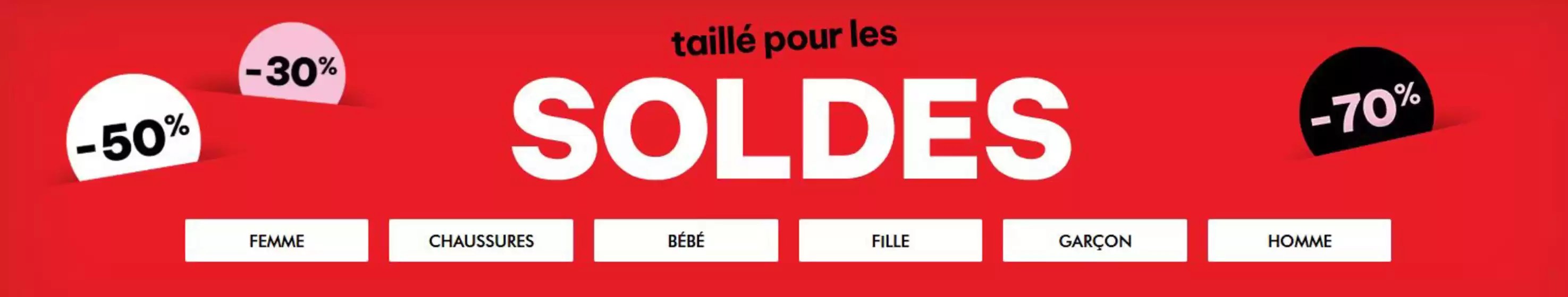 Catalogue Gémo à Querqueville | SOLDES jusqu'à -70 % | 2026-07-02T00:00:00.000Z - 2026-07-21T00:00:00.000Z