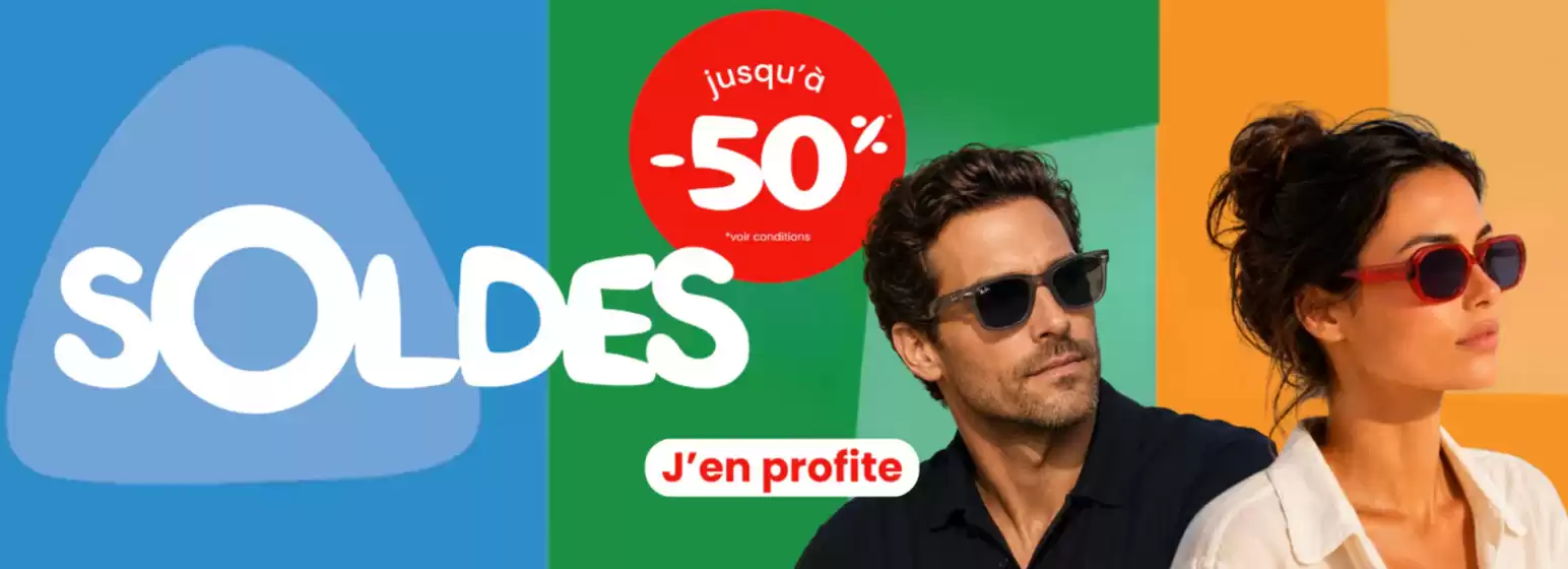 Catalogue Atol les opticiens à Querqueville | Soldes jusqu'à -50% | 2026-07-02T00:00:00.000Z - 2026-07-21T00:00:00.000Z