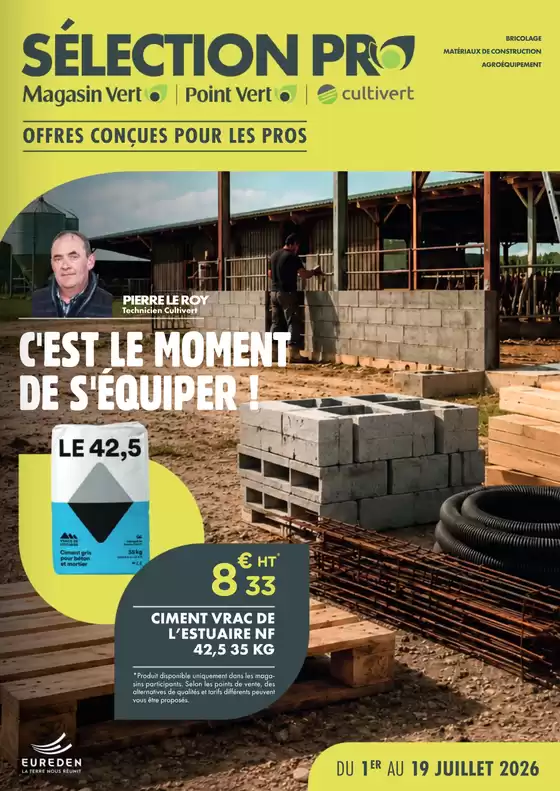 Catalogue Point Vert à Livron | Super réductions sur des produits sélectionnés | 2026-07-01T00:00:00.000Z - 2026-07-19T00:00:00.000Z