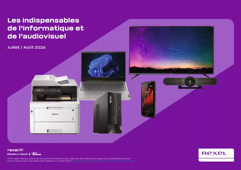 Catalogue Rexel à Saint-Bernard (Isère) | Juillet / Août 2026 | 2026-07-01T00:00:00.000Z - 2026-08-31T00:00:00.000Z