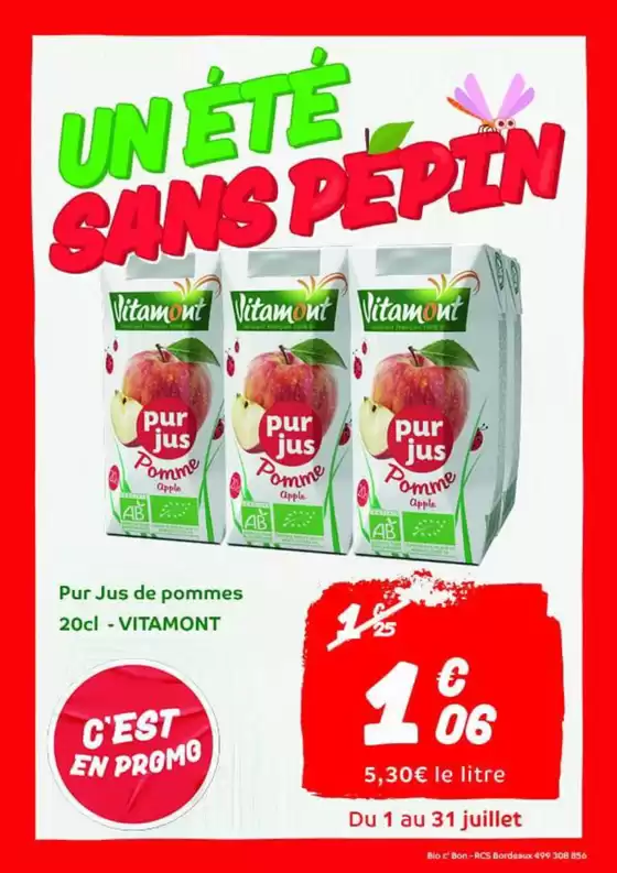 Catalogue Bio c'Bon | Les bons plans de juillet | 2026-07-03T00:00:00.000Z - 2026-07-31T00:00:00.000Z