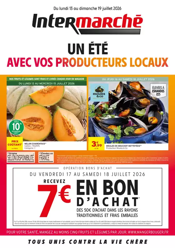Catalogue Intermarché à Argenvilliers | PROS LOCAL - MULTIPDV SPECIAL ETE 79 S28-29 | 2026-07-13T00:00:00.000Z - 2026-07-19T00:00:00.000Z