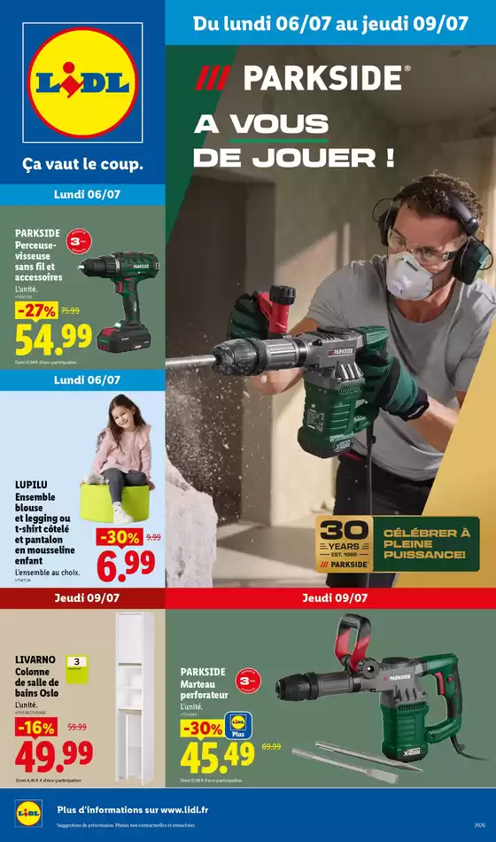 Catalogue Lidl | Les Exclus Web de la semaine | 2026-07-06T00:00:00.000Z - 2026-07-09T00:00:00.000Z