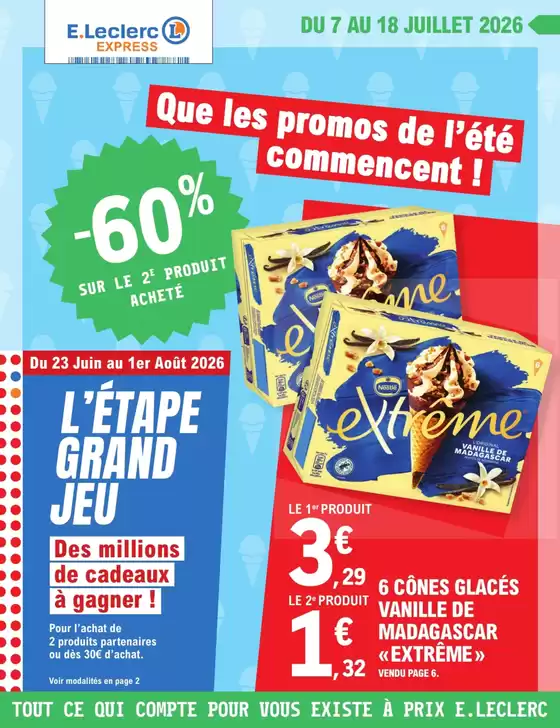 Catalogue E.Leclerc Express | DEPENSER MOINS 16 - EXPRESS | 2026-06-23T00:00:00.000Z - 2026-08-01T00:00:00.000Z
