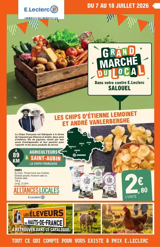 Catalogue E.Leclerc à Saint-Firmin-des-Prés | GRAND MARCHE DU LOCAL | 2026-07-07T00:00:00.000Z - 2026-07-18T00:00:00.000Z