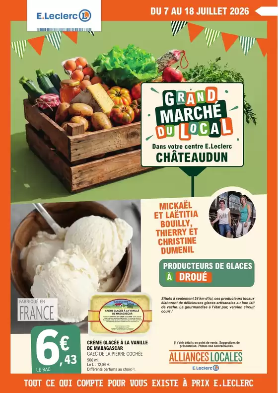 Catalogue E.Leclerc à Argenvilliers | Catalogue Alliances Locales | 2026-07-07T00:00:00.000Z - 2026-07-18T00:00:00.000Z