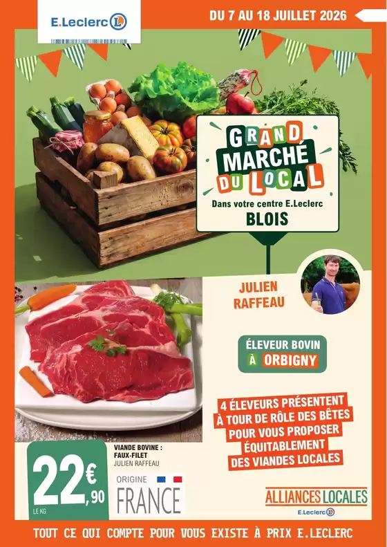 Catalogue E.Leclerc à Capestang | ALLIANCES LOCALES | 2026-07-07T00:00:00.000Z - 2026-07-18T00:00:00.000Z