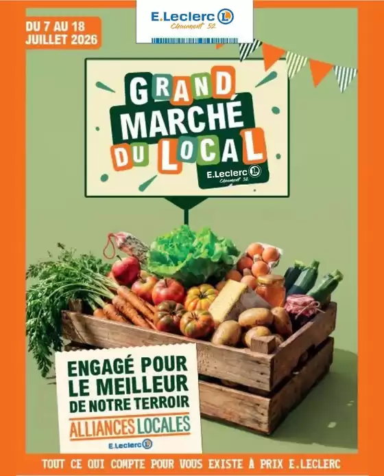Catalogue E.Leclerc à Narbonne | MARCHE DU LOCAL | 2026-07-07T00:00:00.000Z - 2026-07-18T00:00:00.000Z
