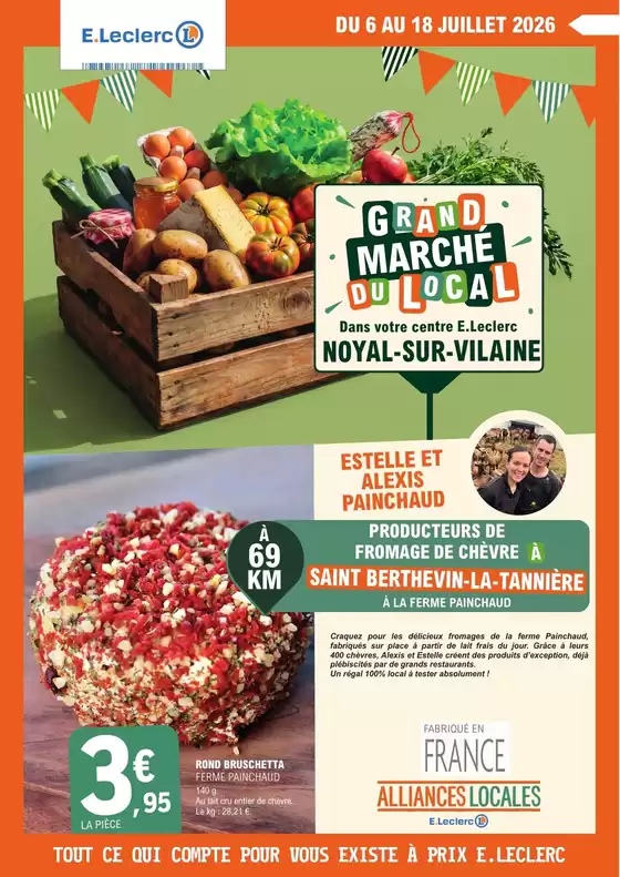 Catalogue E.Leclerc à Commequiers | E-cata Alliances locales juillet 26 | 2026-07-06T00:00:00.000Z - 2026-07-18T00:00:00.000Z