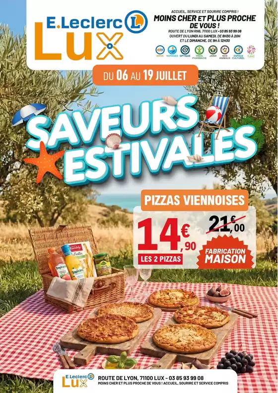 Catalogue E.Leclerc | SAVEURS ESTIVALES | 2026-07-06T00:00:00.000Z - 2026-07-19T00:00:00.000Z