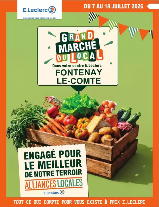 Catalogue E.Leclerc à La Réorthe | GRAND MARCHE DU LOCAL | 2026-07-07T00:00:00.000Z - 2026-07-18T00:00:00.000Z