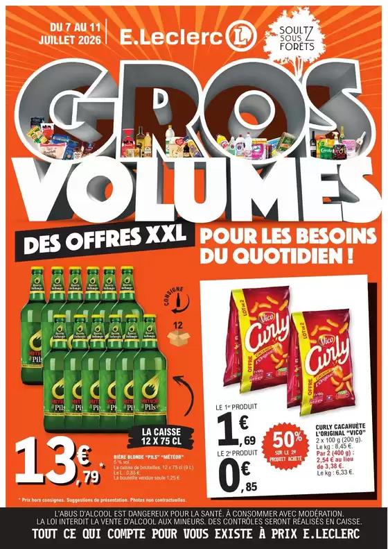 Catalogue E.Leclerc | OP GROS VOLUME | 2026-07-07T00:00:00.000Z - 2026-07-11T00:00:00.000Z