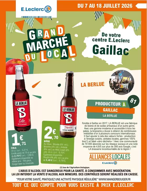 Catalogue E.Leclerc | GRAND MARCHE DU LOCAL - GAILLAC | 2026-07-07T00:00:00.000Z - 2026-07-18T00:00:00.000Z