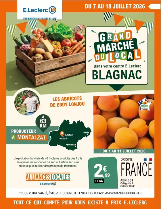 Catalogue E.Leclerc | GRAND MARCHE DU LOCAL - NOBLADIS | 2026-07-07T00:00:00.000Z - 2026-07-18T00:00:00.000Z