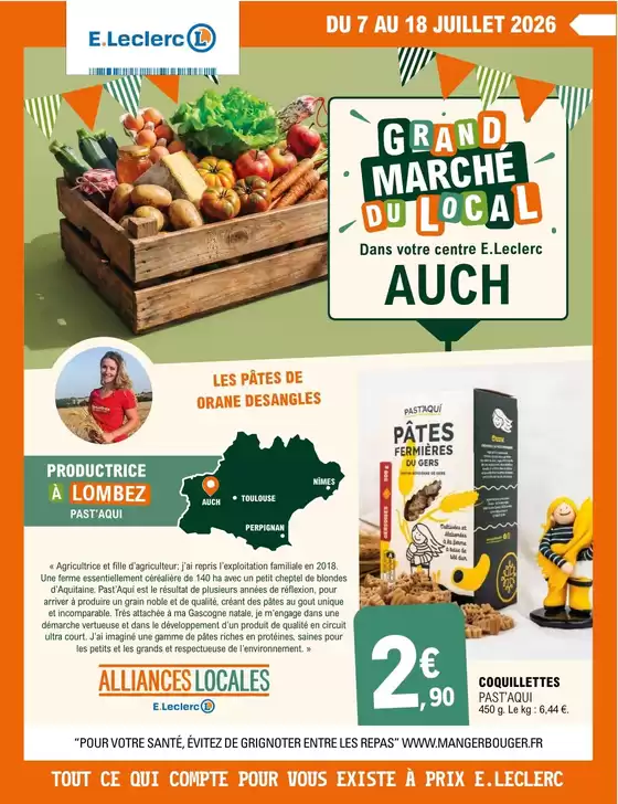 Catalogue E.Leclerc | GRAND MARCHE DU LOCAL - AUCH | 2026-07-07T00:00:00.000Z - 2026-07-18T00:00:00.000Z