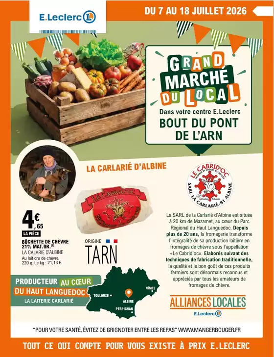 Catalogue E.Leclerc | GRAND MARCHE DU LOCAL - SODIMAZ | 2026-07-07T00:00:00.000Z - 2026-07-18T00:00:00.000Z