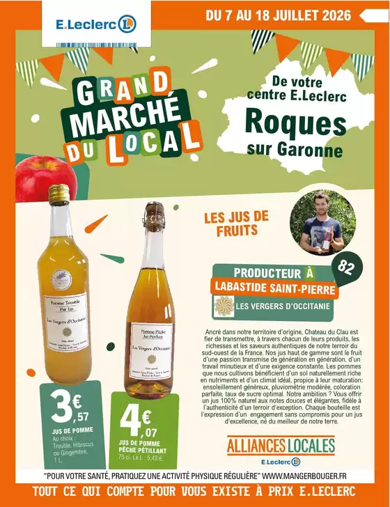 Catalogue E.Leclerc | GRAND MARCHE DU LOCAL - SODIGAR | 2026-07-07T00:00:00.000Z - 2026-07-18T00:00:00.000Z