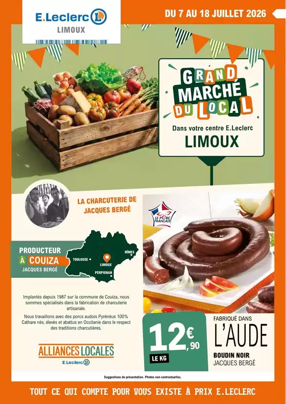 Catalogue E.Leclerc | GRAND MARCHE DU LOCAL - LIMOUX | 2026-07-07T00:00:00.000Z - 2026-07-18T00:00:00.000Z