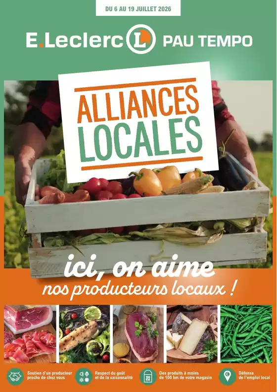 Catalogue E.Leclerc | ALLIANCES LOCALES - INTERNE | 2026-07-06T00:00:00.000Z - 2026-07-19T00:00:00.000Z