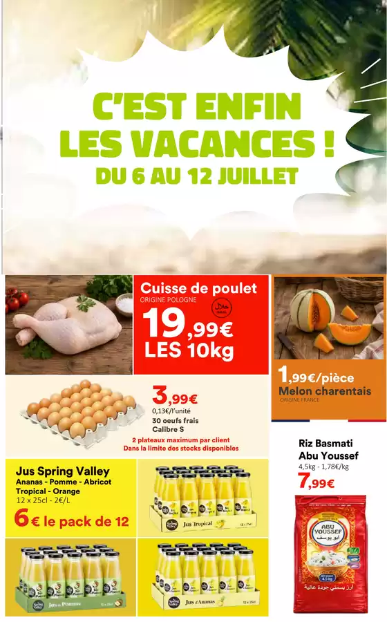 Catalogue Hmarket à Brest | C’est enfin les vacances ! | 2026-07-06T00:00:00.000Z - 2026-07-12T00:00:00.000Z