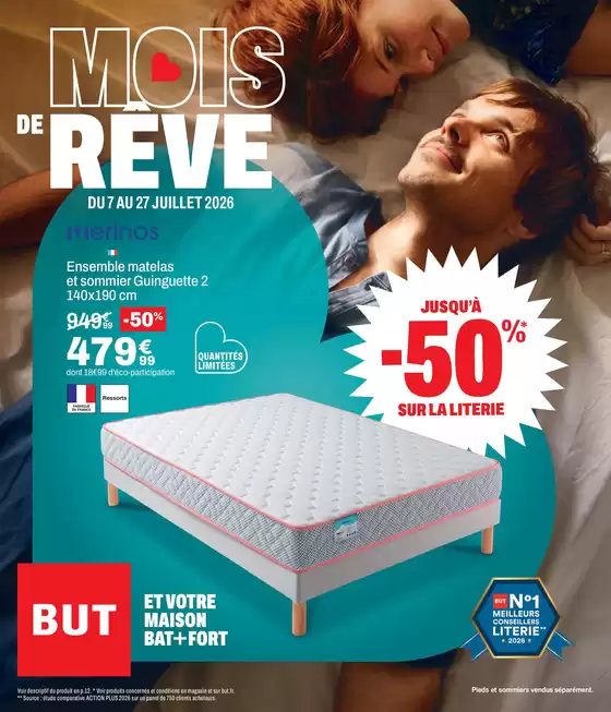 Catalogue BUT | DE MOIS REVE | 2026-06-07T00:00:00.000Z - 2026-07-27T00:00:00.000Z