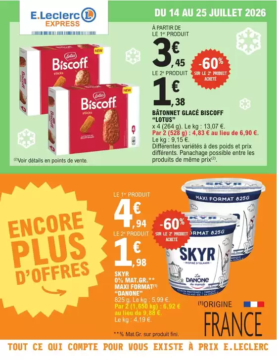 Catalogue E.Leclerc Express à Saint-Martin-d'Auxigny | TRAFIC POUVOIR DACHAT 6 - EXPRESS | 2026-07-14T00:00:00.000Z - 2026-07-25T00:00:00.000Z