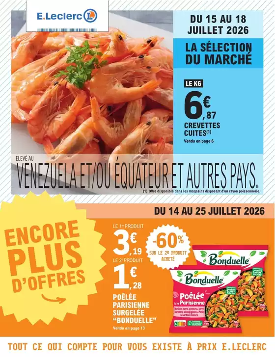 Catalogue E.Leclerc | TRAFIC POUVOIR ACHAT 6 - MIXTE | 2026-07-14T00:00:00.000Z - 2026-07-25T00:00:00.000Z