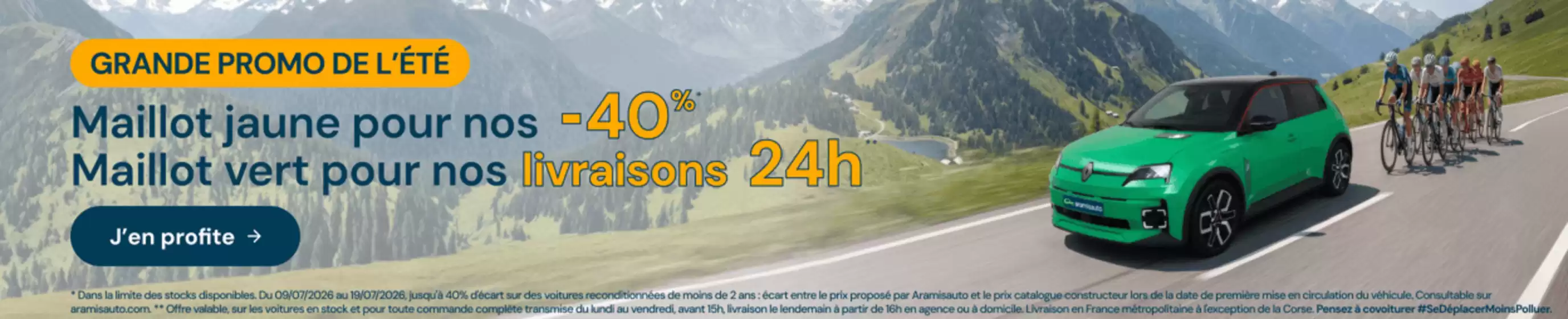 Catalogue Aramis Auto à Coyecques | Grande promo de l'été | 2026-07-13T00:00:00.000Z - 2026-07-19T00:00:00.000Z