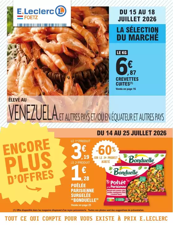 Catalogue E.Leclerc à Saligny-le-Vif | 26M291C02LU | 2026-07-14T00:00:00.000Z - 2026-07-25T00:00:00.000Z
