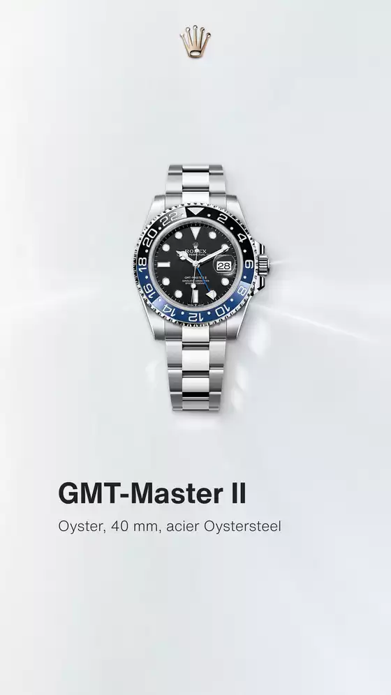 Catalogue Rolex | GMT-Master II | 2026-07-15T00:00:00.000Z - 2027-06-30T00:00:00.000Z