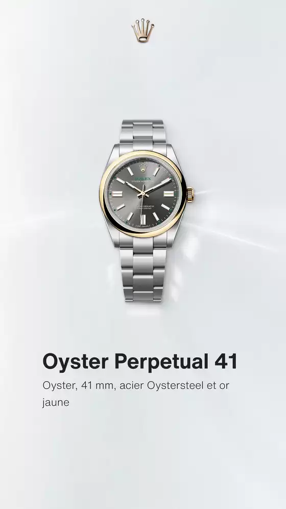 Catalogue Rolex | Oyster Perpetual 41 | 2026-07-15T00:00:00.000Z - 2027-06-30T00:00:00.000Z