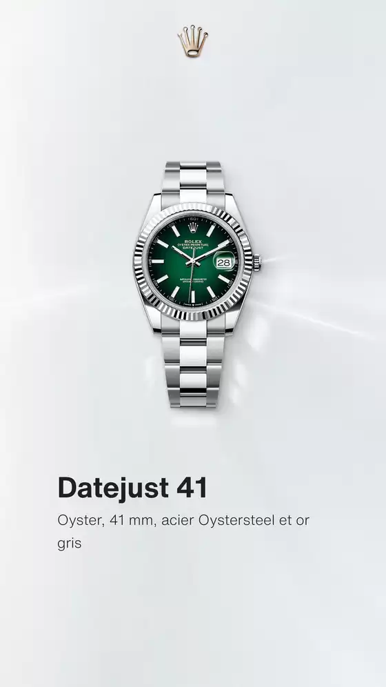 Catalogue Rolex | Datejust 41 | 2026-07-15T00:00:00.000Z - 2027-06-30T00:00:00.000Z