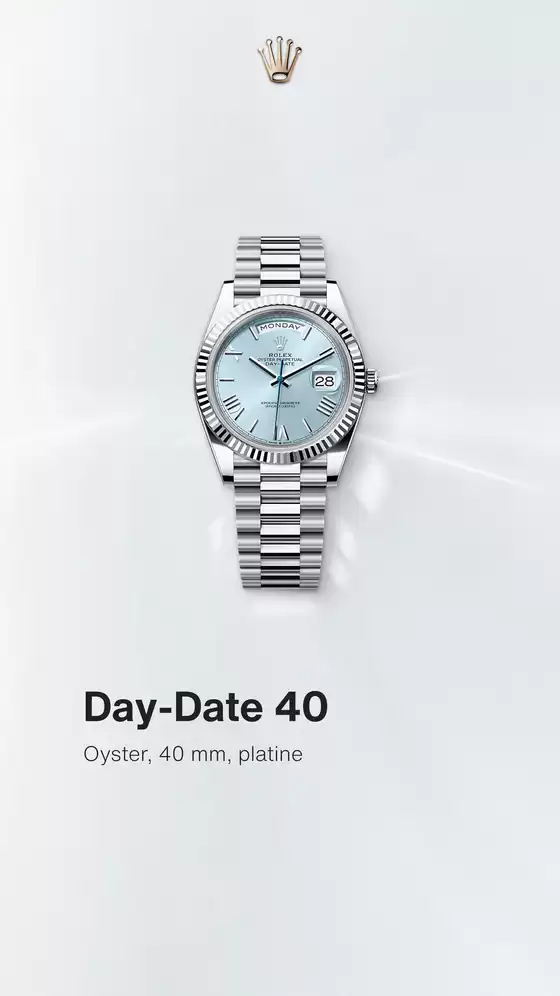 Catalogue Rolex | Day-Date 40 | 2026-07-15T00:00:00.000Z - 2027-06-30T00:00:00.000Z