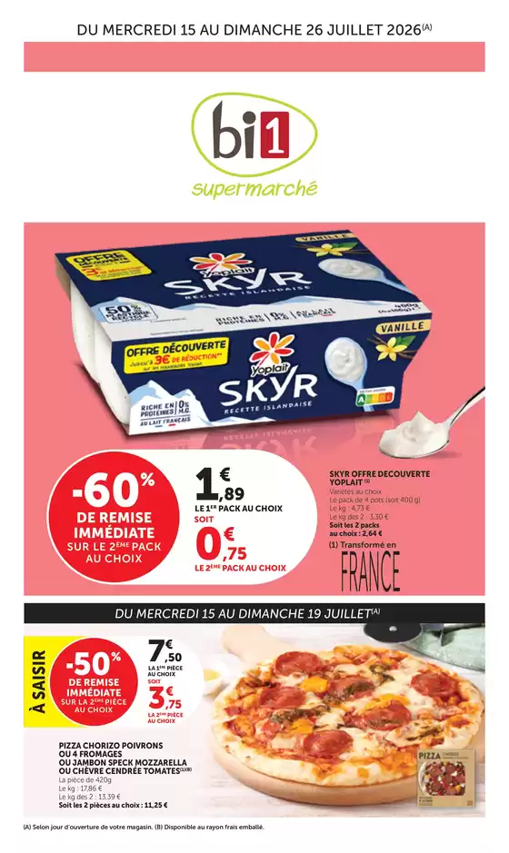 Catalogue Bi1 | Saveur du Monde À Prix Bas | 2026-07-15T00:00:00.000Z - 2026-07-26T00:00:00.000Z