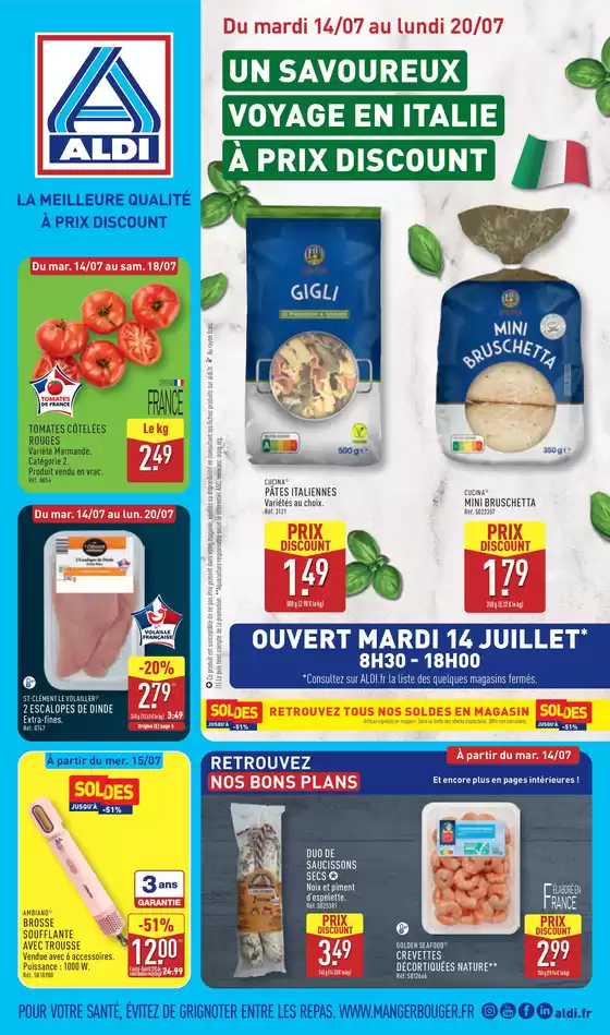 Catalogue Aldi à Bias | Catalogue Aldi | 2026-07-14T00:00:00.000Z - 2026-07-20T00:00:00.000Z