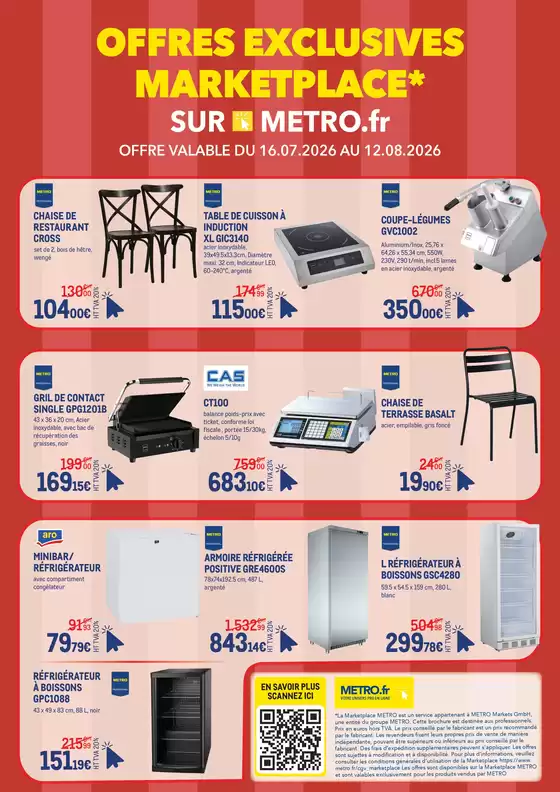 Catalogue Metro à La Chapelle-Saint-Aubin | OFFRES EXCLUSIVES MARKETPLACE | 2026-07-17T00:00:00.000Z - 2026-08-12T00:00:00.000Z