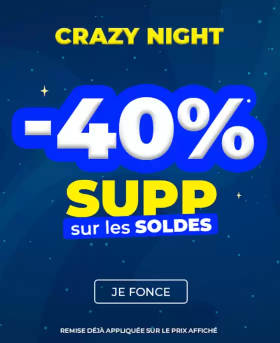 Catalogue Degriff'Stock | Crazy night | 2026-07-17T00:00:00.000Z - 2026-07-26T00:00:00.000Z