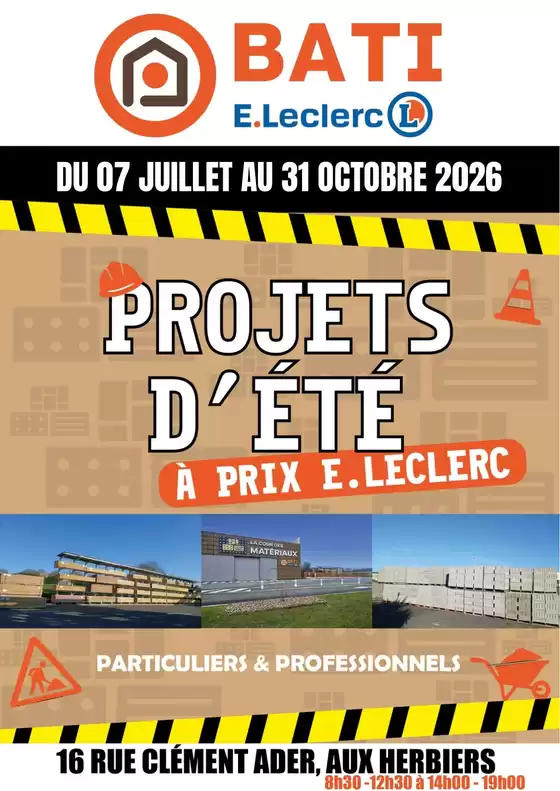 Catalogue E.Leclerc | CATALOGUE BATI LECLERC | 2026-07-07T00:00:00.000Z - 2026-10-31T00:00:00.000Z