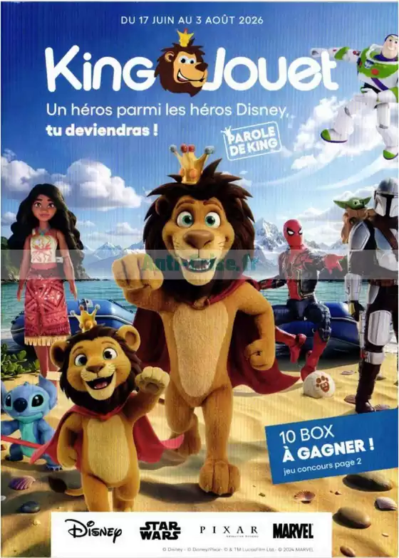 Catalogue King Jouet | Un héros parmi les héros Disney, tu deviendras! | 2026-07-17T00:00:00.000Z - 2026-08-03T00:00:00.000Z